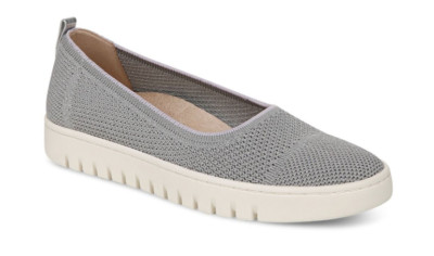 Vionic Uptown Knit Skimmer Light Grey Slip-on Women's sizes 5-11/NEW! MEDIUM
