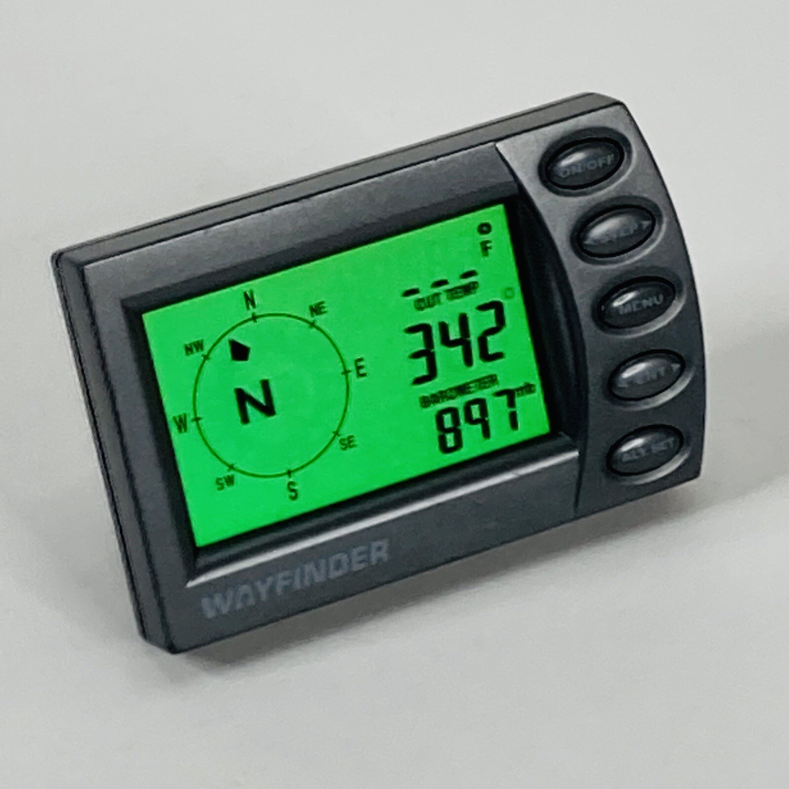 Wayfinder Digital Vehicle Compass V6000C Altimeter Barometer Temp Out