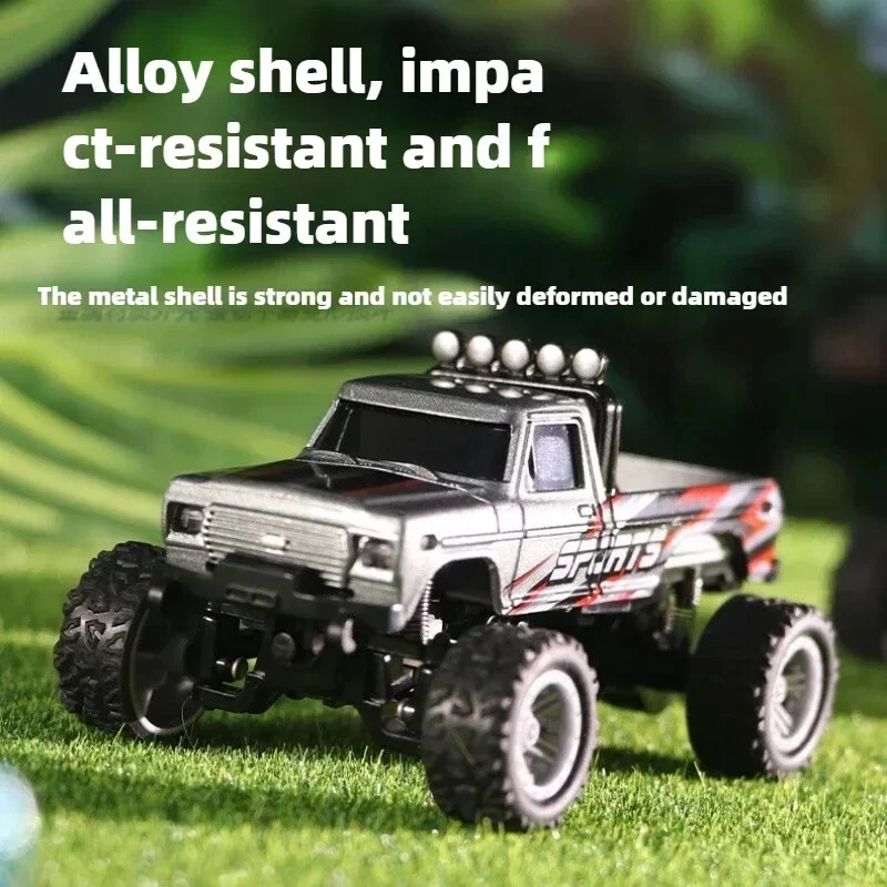 1:64 Metal RC Car Remote Control Drift Car Toy Mini Off-road Racing Cars  Gifts - Image 3 of 4