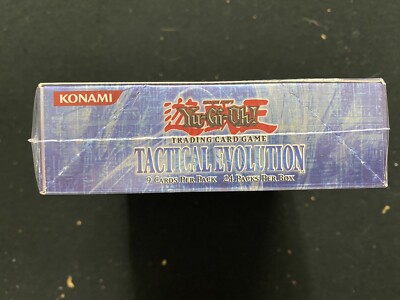 Yugioh Tactical Evolution 1st Edition Booster Box Factory Sealed