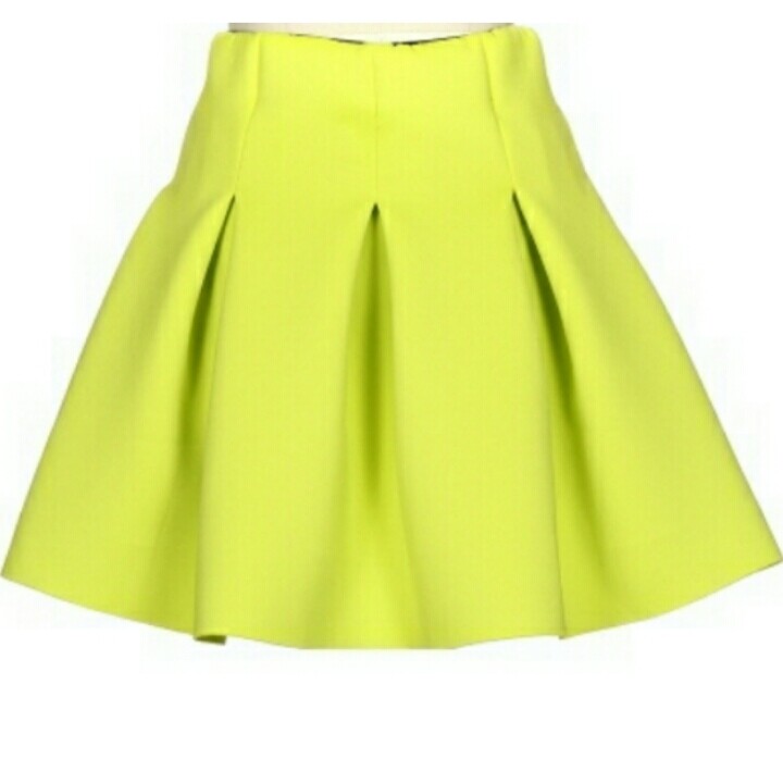 Women Girls Skater Skirt Pleated Flared A Line Circle Elastic Stretch Waist USA
