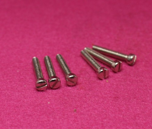 Set of 6 Humbucker Pickup Pole Piece Screws - Picture 2 of 3