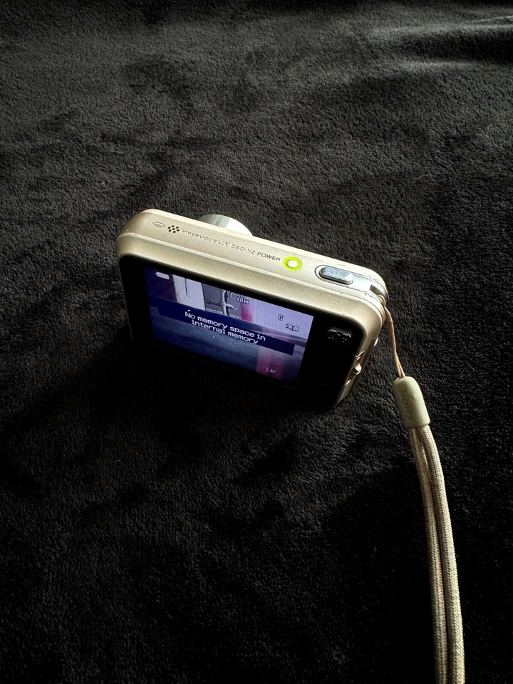 Sony Cybershot DSCN2 10.1MP Digital Camera Silver eBay