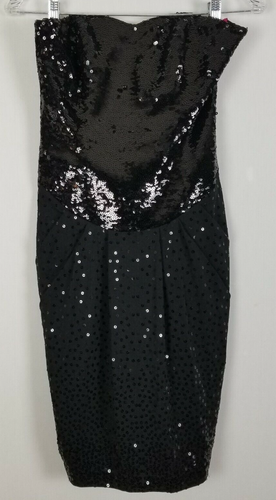 Betsey Johnson Strapless sequin evening dress 4 - Afbeelding 1 van 8