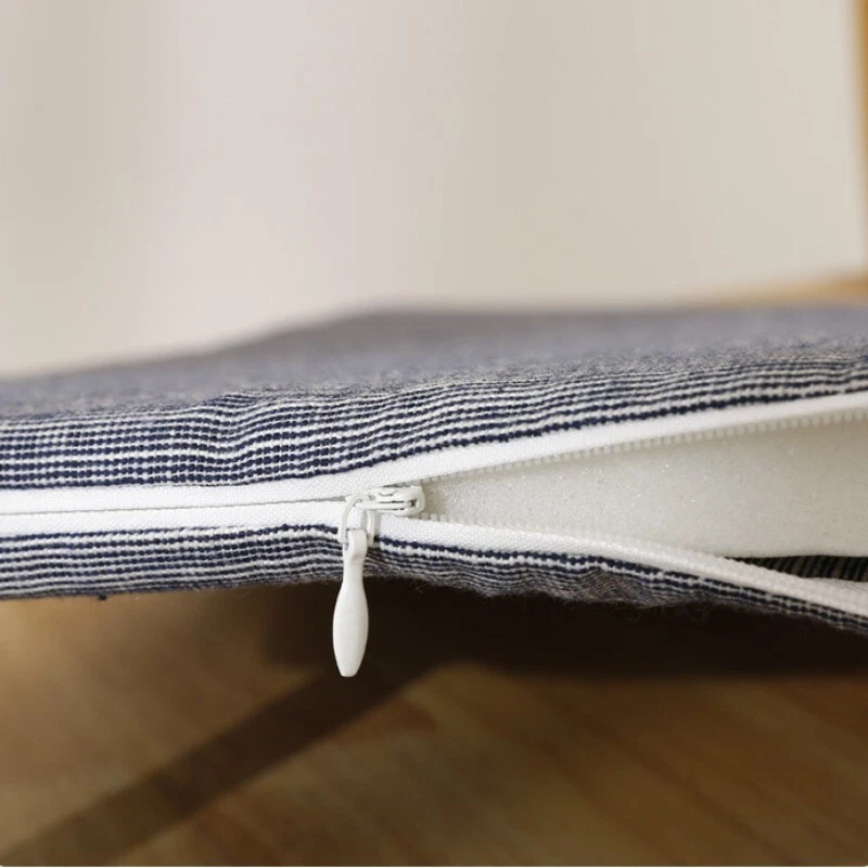 1x Japanese Cotton Linen Cushion No Slip Thick Dining Table Chair Pad Breathable - Image 3 of 4