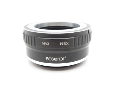 Beschoi Adapter M42-NEX für M42 Objektiv auf Sony NEX E Mount Kamera