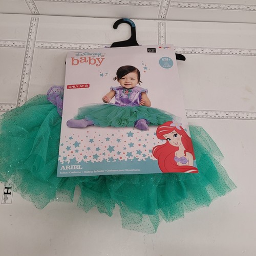 Disney Baby Ariel The Little Mermaid Halloween Infant Baby Costume 6-12 Months - Picture 3 of 4