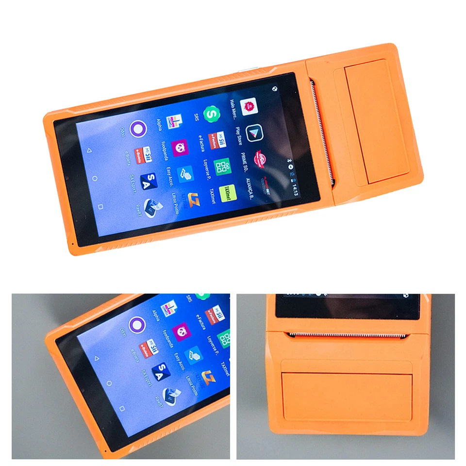 Handheld PDA Printer Smart POS Terminal Wireless Receipt Printer Android US - Image 4 of 4