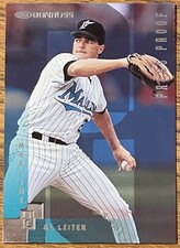 Al Leiter 1997 Donruss Press Proof Card #213 Florida Marlins MLB Free Ship /2000