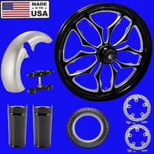 Harley Davidson Touring 21" Fat Front Tire Kit " Thrasher " Made in the USA