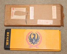 RUGER Blackhawk/Super Blackhawk, instrucciones + funda de envío y caja vacía de 15"