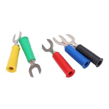 J.20019 6mm U Shape To Banana Plug High Pressure Resistant Y Type Banana Plu HOT