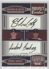 2005 Donruss Signature Series Brandon McCarthy Anibal Sanchez #154 Auto w7p