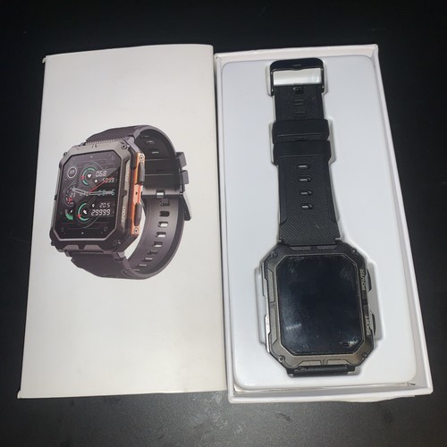 Men Smart Watch Tactical Wristwatch Sport Fitness Tracker Waterproof Working - Zdjęcie 3 z 8