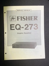 FISHER EQ-273 Equalizer Service Manual Original