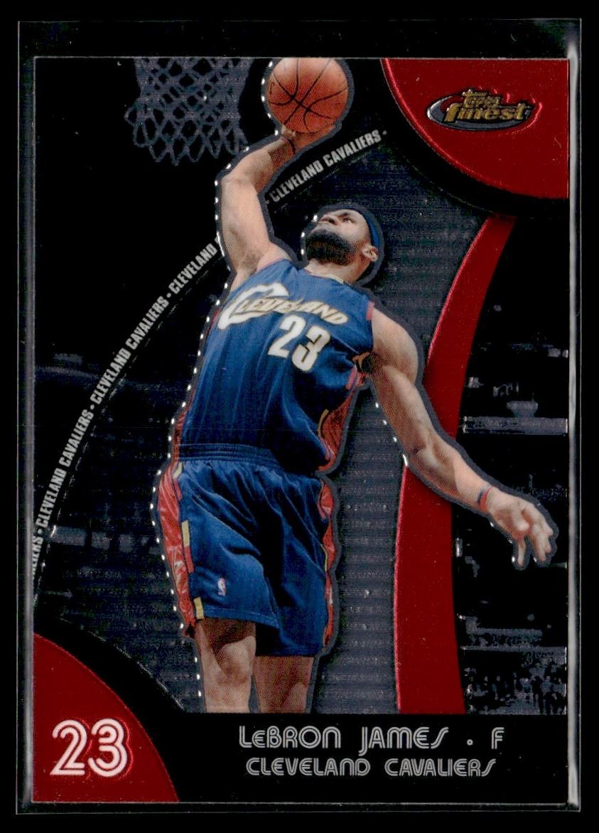 2007-08 Topps Finest Lebron James Cleveland Cavaliers #40