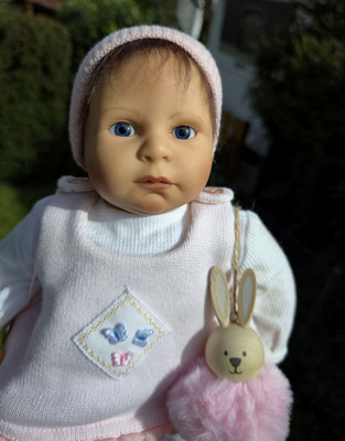 Zapf Künstlerpuppe Jule Nr.2 Baby Puppe 36cm Wiltrud Stein 2003 limitiert 450 St