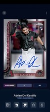 Topps Bunt '25 Chrome 25 Adrian Del Castillo Rookie Signature Super Rare DIGITAL