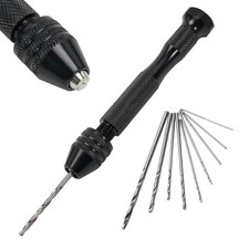 0.3-3.2mm Small Hand Drill With Drill Bits For Model Hobby DIY Woodworking