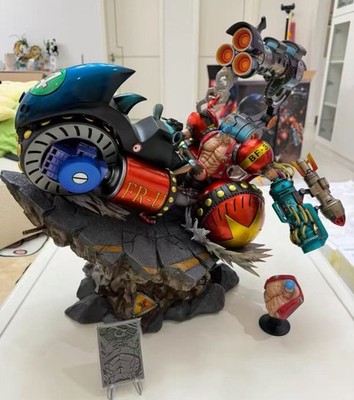 DT Studios ONE PIECE Super Franky Resin Statue In Stock Motor Collection Hot