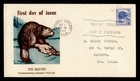 DR WHO 1954 CANADA FDC WILDLIFE BEAVER CACHET M70510