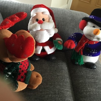 Interactive Dancing Christmas plushes Kleeneze   rare