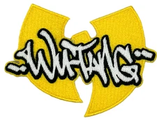 Wu-Tang Hip Hop Music Embroidered Iron on Patch Applique