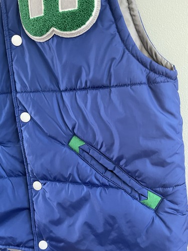 Vintage Mitchell & Ness Hartford Whalers gefütterte Weste Größe Medium - Bild 4 von 13