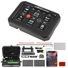 6 Gang Switch Panel For Universal Vehicle UTV ATV RV Boat 60A Max Aluminium