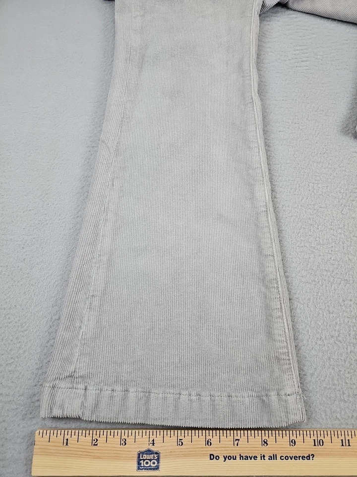 Pantalones de pana American Eagle para mujer talla 10 31x32 gris tiro alto Foto 4 de 4