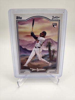 2025 Topps X Bob Ross the Joy of Baseball - James Wood #89 (RC)