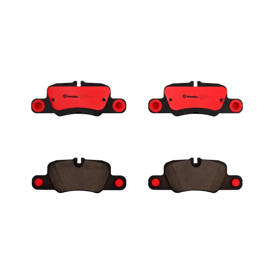 Pastillas de freno traseras de cerámica Brembo P65020N para Porsche Panamera 2010-2025 Foto 2 de 4