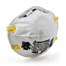 3M Co. 46457 20 Pack Disposable Half Facepiece Particulate Respirator, Standard,
