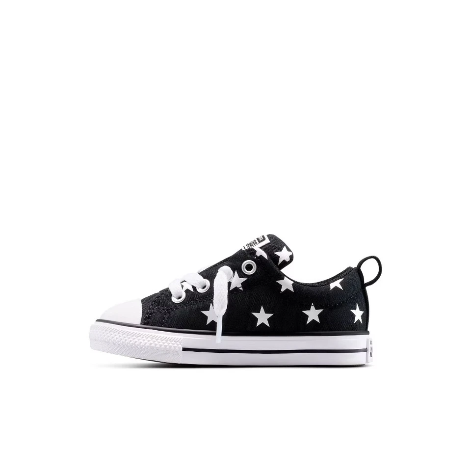 Zapatillas bajas Converse Street Ox para niños pequeños - Black Stars 7T Foto 3 de 4