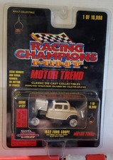 Racing Champions 1932 Ford Coupe - Tan and Black, 1:54 Scale #127 Motor Trend