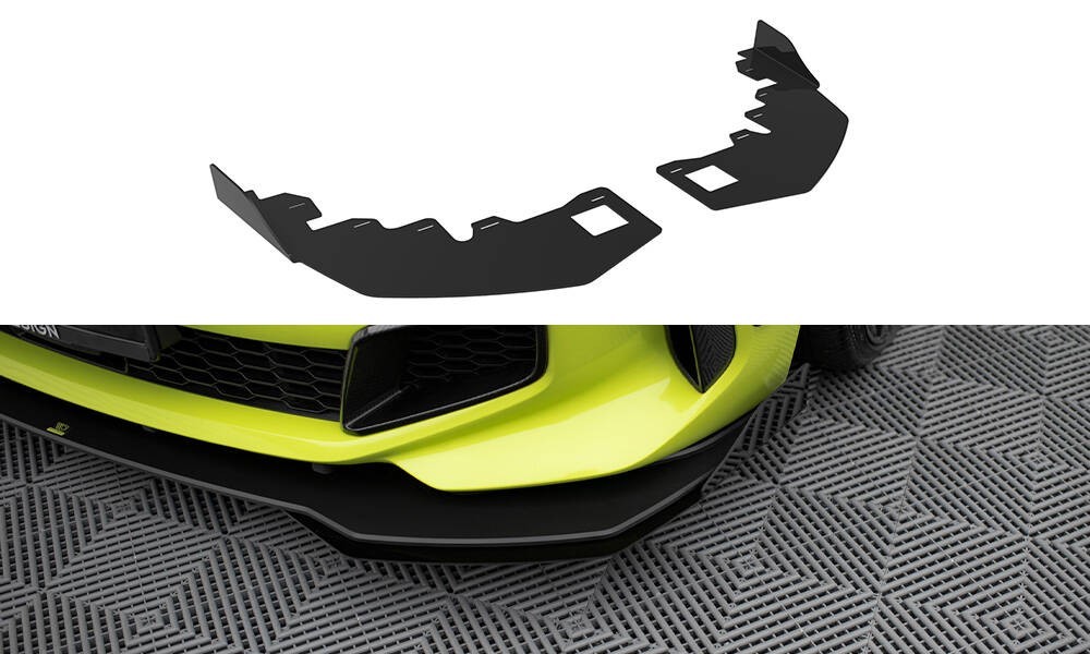Flaps avant Maxton BMW F40 M-Pack splitter lèvre de spoiler noir mat M135i