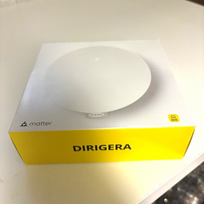 IKEA DIRIGERA Smart-Home-Hub Matter, verkabelt, mit Netzteil und Kabeln