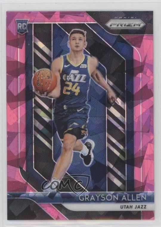 2018-19 Panini Prizm Pink Ice Prizm Grayson Allen #123 3hd