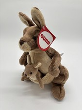 Gund Jirra Kangaroo Plush With Baby Joey 11 NEW w TAG Stuffed Animal