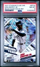 2021 Stadium Club Chrome Wave Refractor Beam Team Ken Griffey Jr #BTC-6 PSA 8
