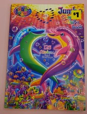 Lisa Frank Jumbo Color  Activity Book with 125 Stickers Tear  Share Pages New