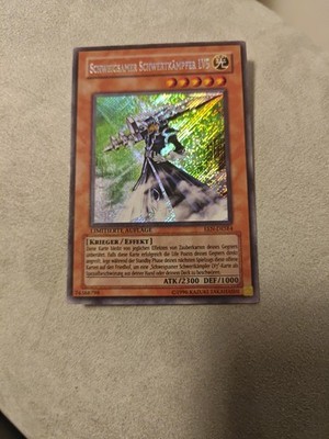 Yugioh SCHWEIGSAMER SCHWERTKÄMPFER LV5 , een-dese4 secret rare deutsch 