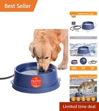 Automatic Outdoor Heated Pet Water Bowl, 96oz, Energy-Efficient  Safety Listed