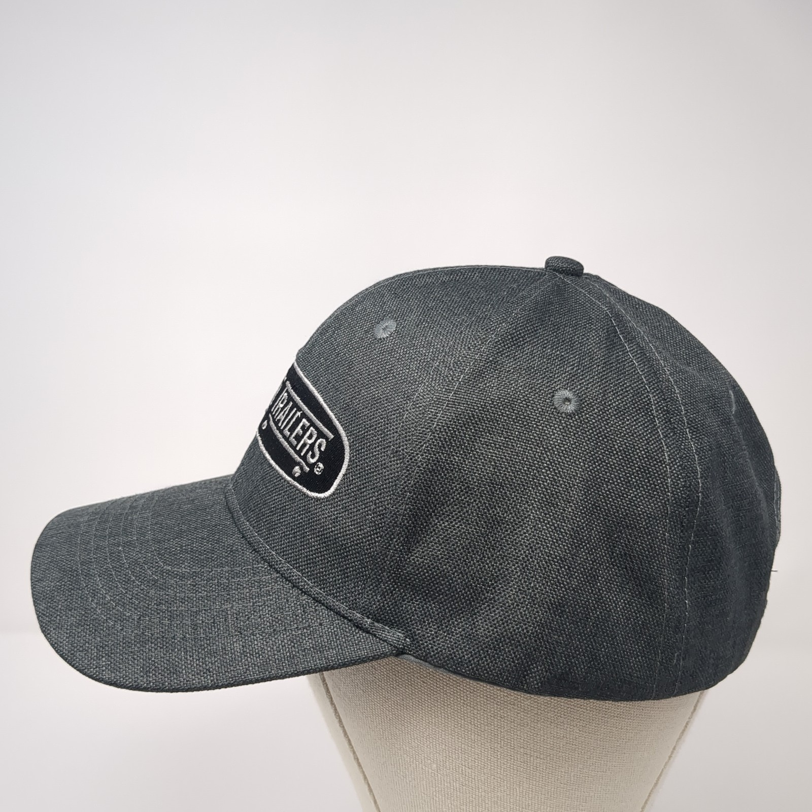 Western Trailers Strapback Hat Gray One Size Adju… - image 3