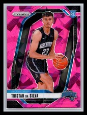 Tristan da Silva Orlando Magic 2024-25 Panini Prizm #256 Prizms Pink Ice