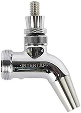 D1210 Forward Sealing Beer Faucet (Stainless Steel),Small