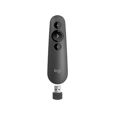 Logitech - R500s Presenter Bluetooth and USB Remote Control - Graphite MR
