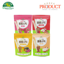 ORGANIC STORY Organic Brown Rice Long Long Stick 30g Baby Puff Stick
