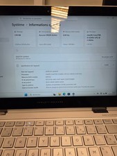 Portable HP Spectre Pro X360 G2 tactile