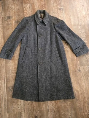 Vintage Harris Tweed Coat In Men's Coats & Jackets for sale - eBay